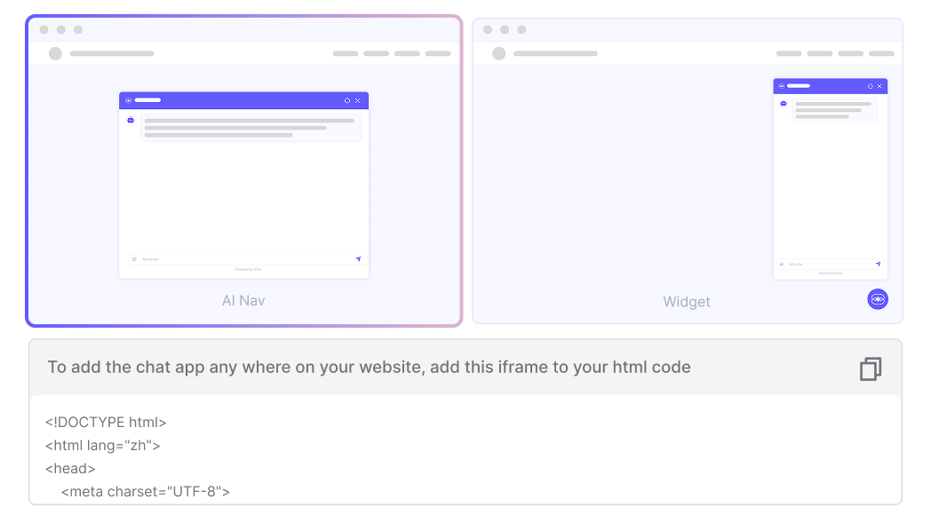 Fast, No-Code Setup